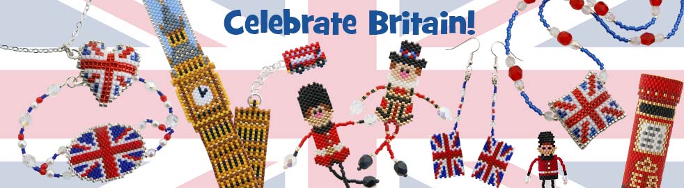 ThreadABead Celebrate Britain United Kingom UK Bead Patterns
