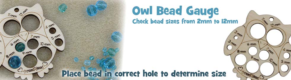 ThreadABead Owl Bead Gauge