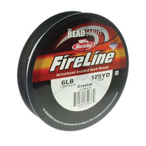 Fireline Braided Bead Thread 0.006-Inch Crystal Clear