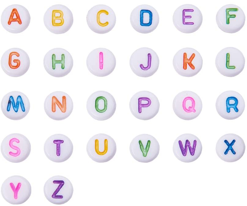Alphabet Letter Bead Marker A-Z (Colour Letter)
